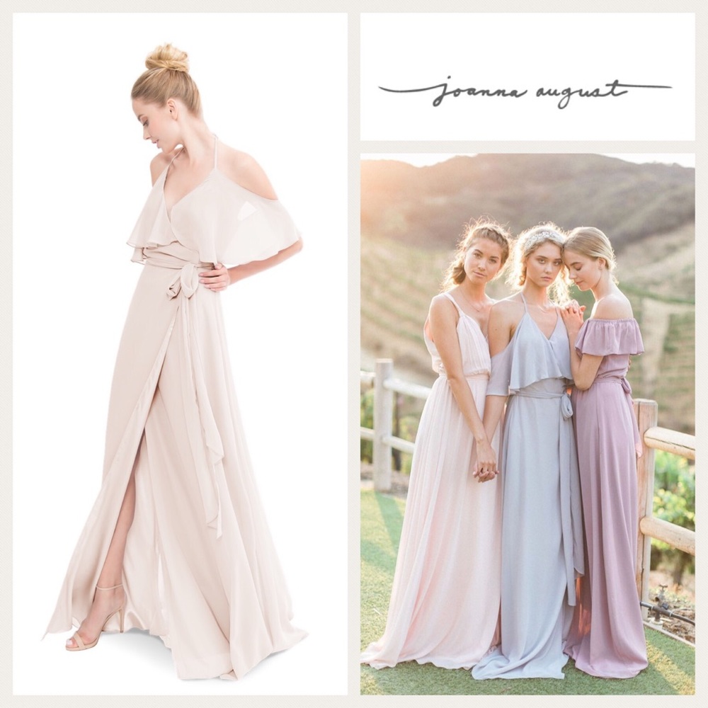 Joanna August wrap Lauren Long dress